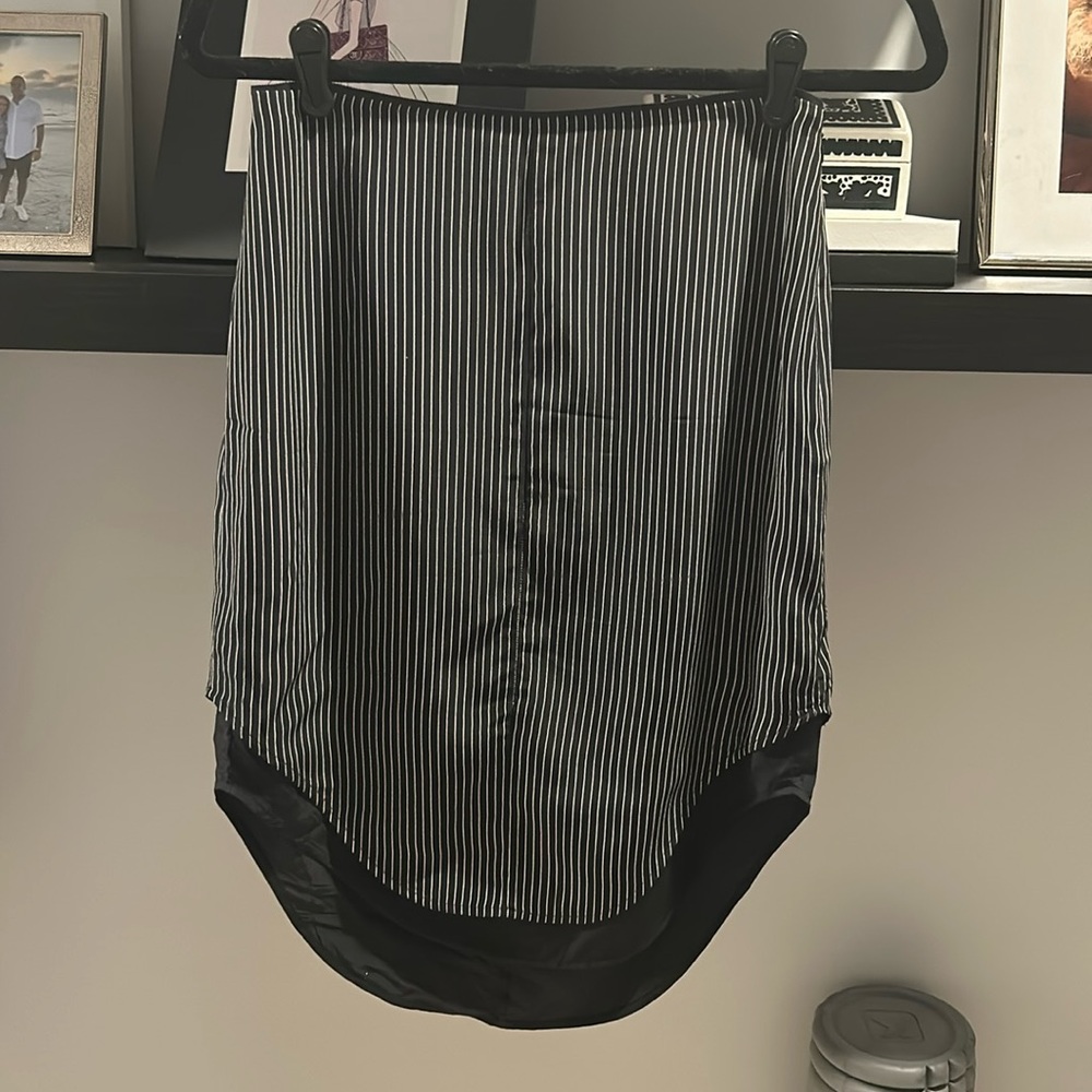 Rag & Bone black silk pencil skirt